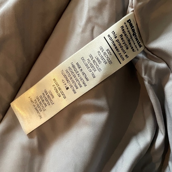 Patagonia Los Gatos grey fleece lined vest XS - Picture 5 of 7